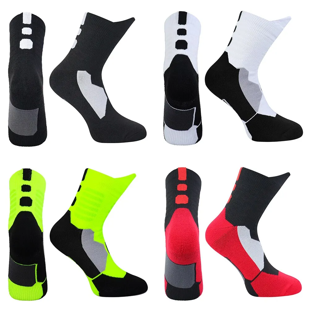 Professional Basketball Socks Thickened Towel Bottom Protect Ankles Non-slip Wear-resistant Sports Socks For Running Trekking