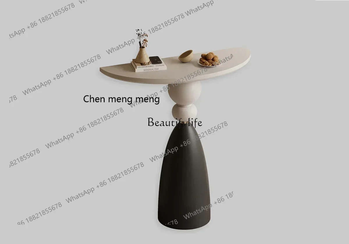 الوافدون الجدد طاولة مدخل إبداعية على الحائط رف مدخل ضيق فرنسي صغير الحجم ss 7304