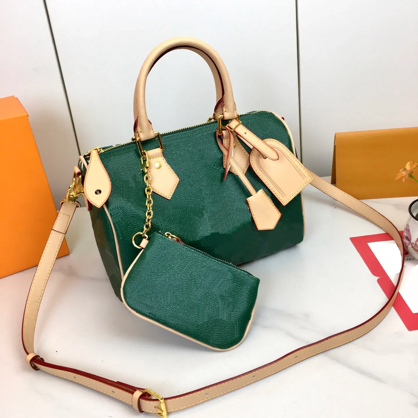 Bolso de marca de diseñador superior, correa de hombro desmontable de cuero, bolso de cuero de lujo para mujer con correa de hombro ajustable