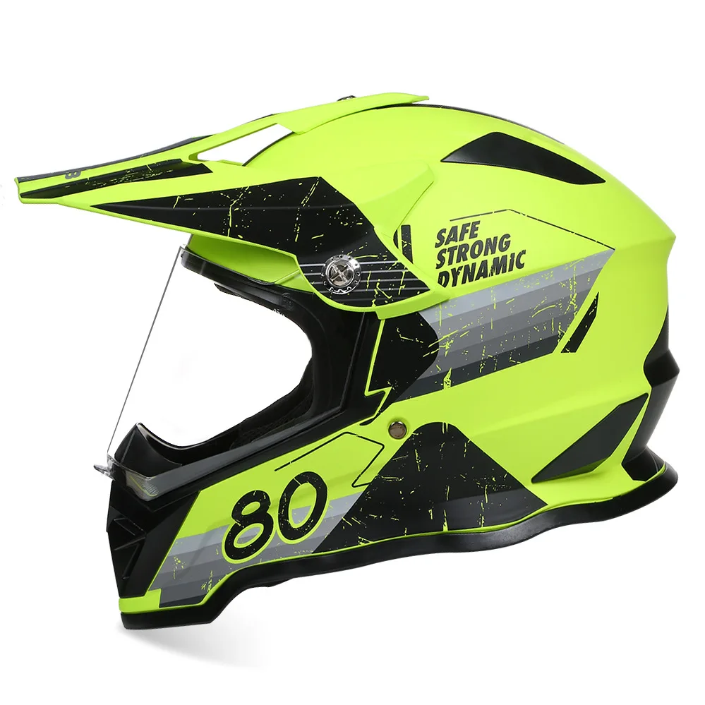 Motorhelm Heren Integraal Motorcrosshelm Cross Downhill Off-road Mountainbike Helmen ECE Goedgekeurd Professionele Casco