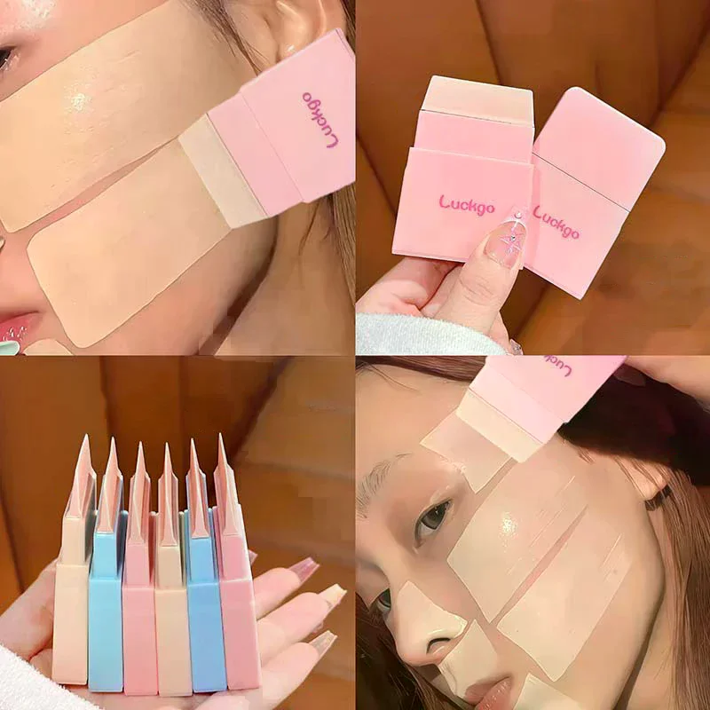Portable Silicone Foundation Brush Evenly Applied Powder No Streak Foundation Flat Head Face Base Makeup Beauty Tools Easy Clean