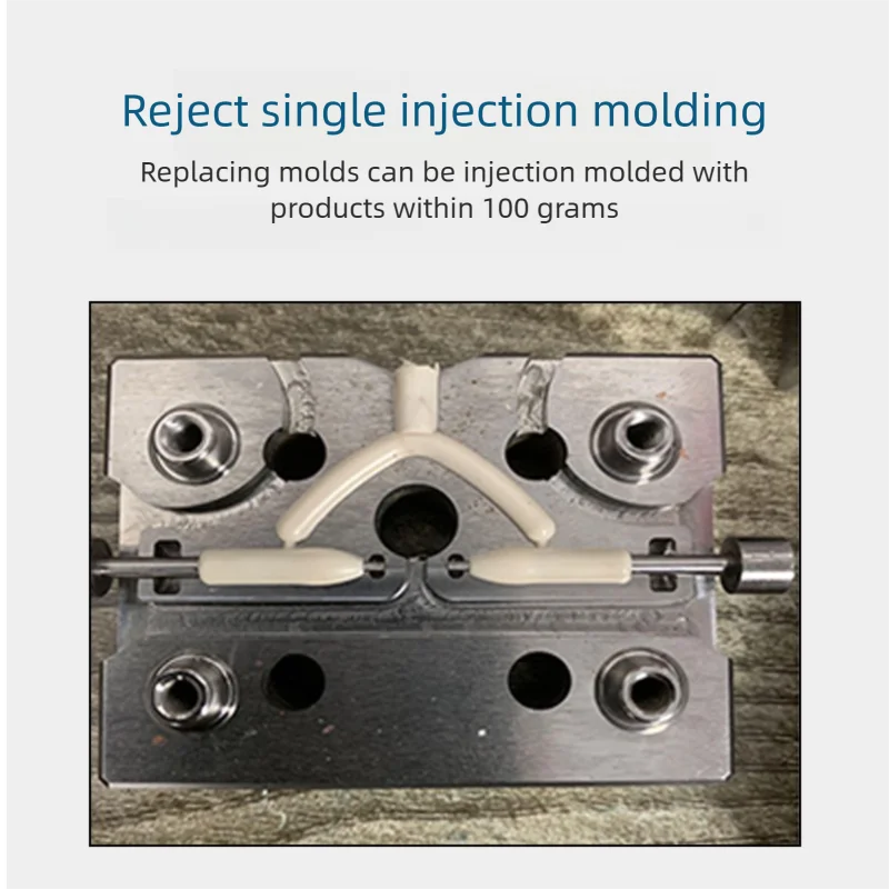 ZTEM 100g Injection Molding Machine Semi-automatic Pneumatic Injection Molding Processing Tools For USB data cable power cord