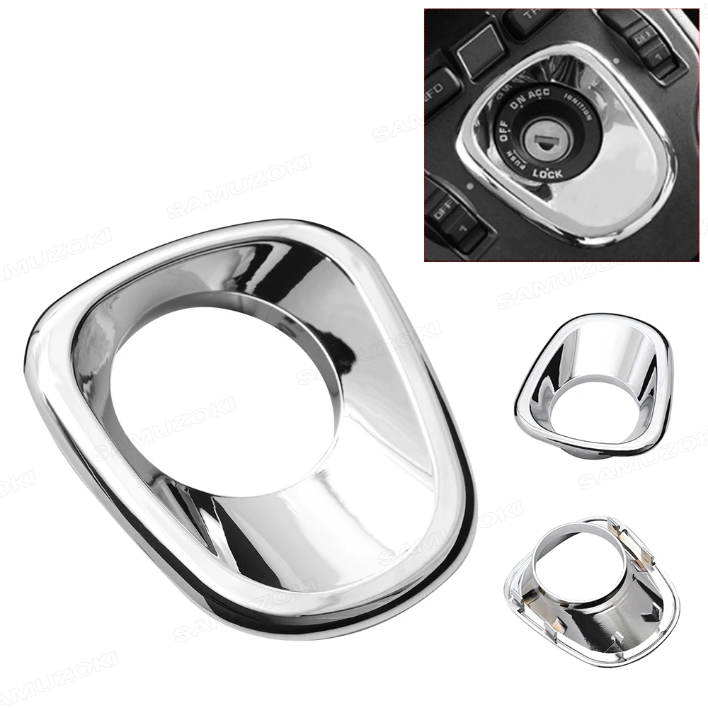 

For Honda Goldwing GL1800 2006-2011GL1800 Gold Wing Motorcycle Fairing Ignition Key Accent Cover Chrome Accessory
