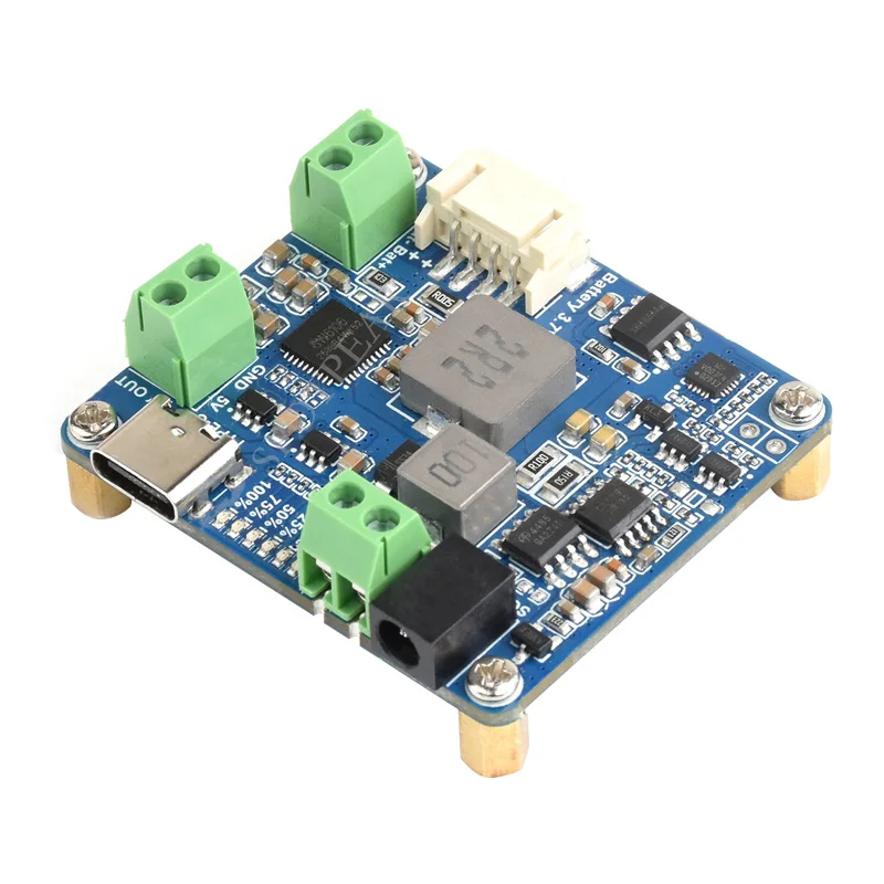 Solar Power Manager Module D For Arduino/Jetson/Raspberry Pi For Charging Li-Battery With 5V3A Output For 6~24V Solar Panel