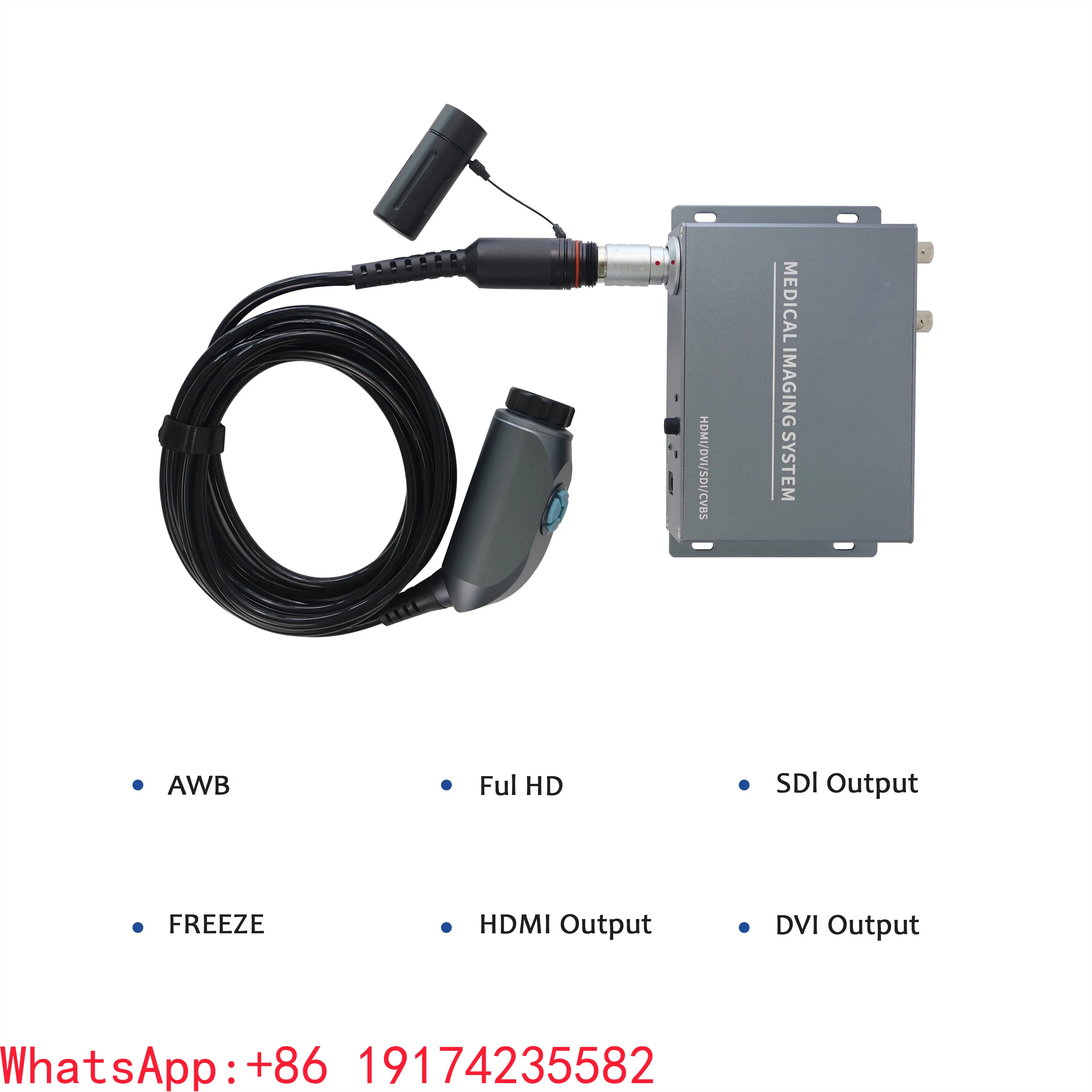 

High Quality Port-able HD Endo-scope Camera Effe-ctive Vete-rinary Instru-ment for Animal Ca-re