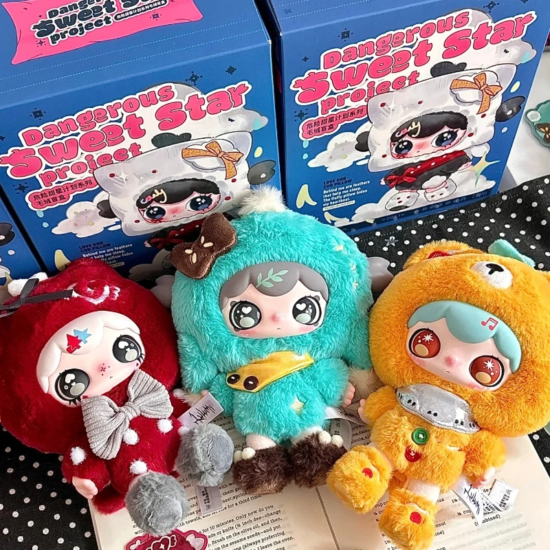 

Lulumi Dangerous Sweet Star Project Series Mysterious Plush Cute Pendant Blind Box Backpack Pendant Decoration Doll Girl Gifts