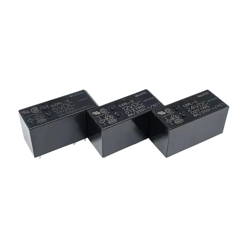 G2RL-2-12VDC 24VDC 5VDC relay DC12V 8-pin 8A two open two closed G2RL-2-5VDC G2RL-2-24VDC G2RL-2