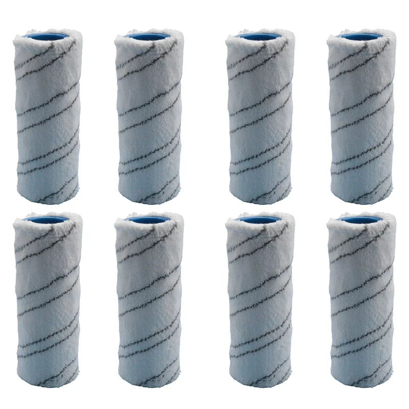 

8 Pieces Set Of Rollers For Karcher FC5 FC7 FC3 FC3D Electric Floor Cleaner Replacement Rollers 2.055-007.0 Gray