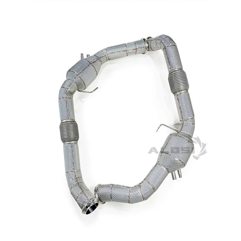 SS304 Exhaust Downpipe Front Pipe Fit for Porsche Panamera 2.9T 972 Performance Tuning Upgrade Racing Parts