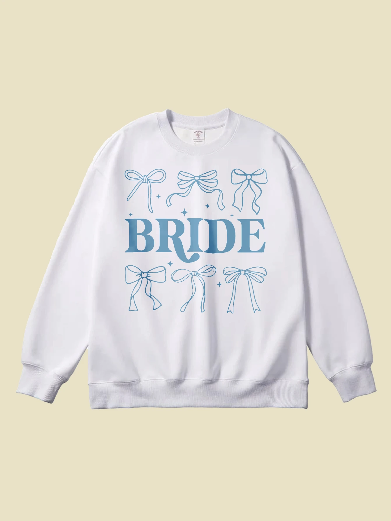 

Цветной повседневный уютный женский джемпер с круглым вырезом для невесты, разноцветный свободный унисекс на осень-зиму, идеально подходит для спортивной моды на Хэллоуин