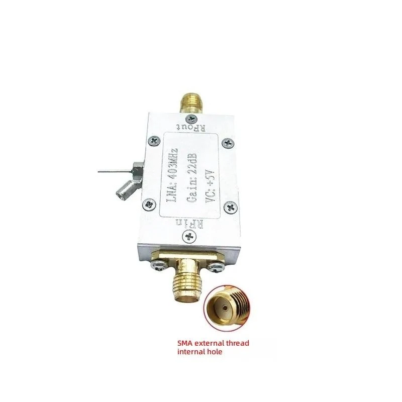 For 403MHz RF Modular Amplifier Ultra Low Noise LNA Small Size Power Amp Module For Radio Signal Booster Receiver Front End