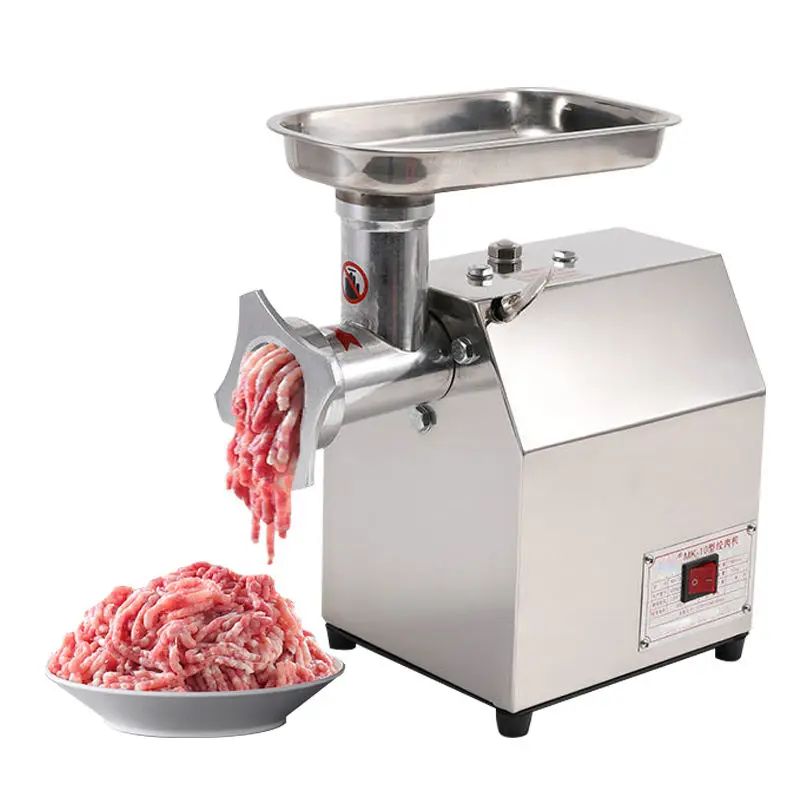 

Commercial Food Processor with Meat Grinding Attachment Electric Stainless Steel Meat Grinder Minced Machine Meat Mincer