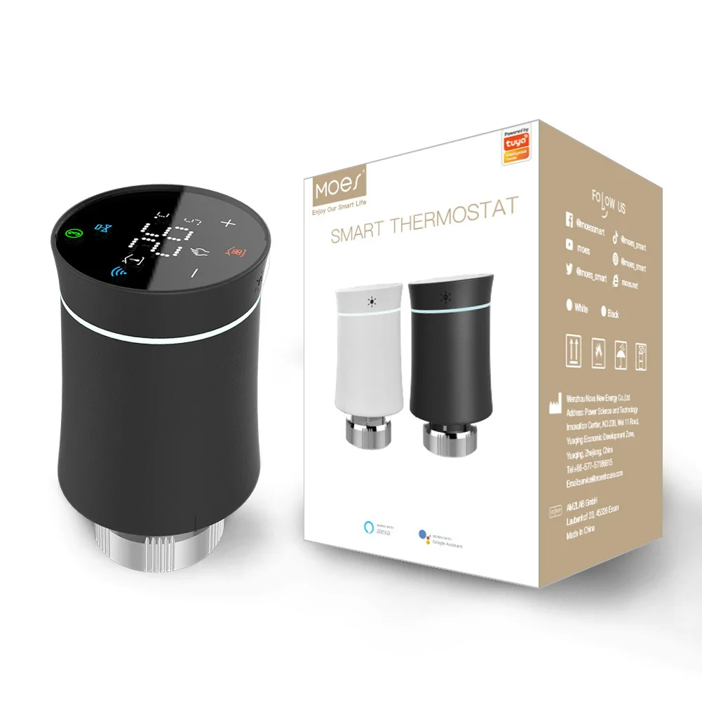 ZIGBEE Graffiti Smart Home Heating Temperature Control Valve App Remote Timing Control Energy Saving Constant Temperature