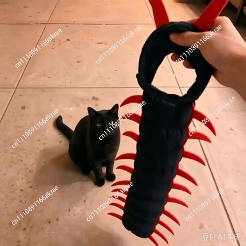 Cat decoration toys, centipedes, Halloween party funny toys, cute funny toys