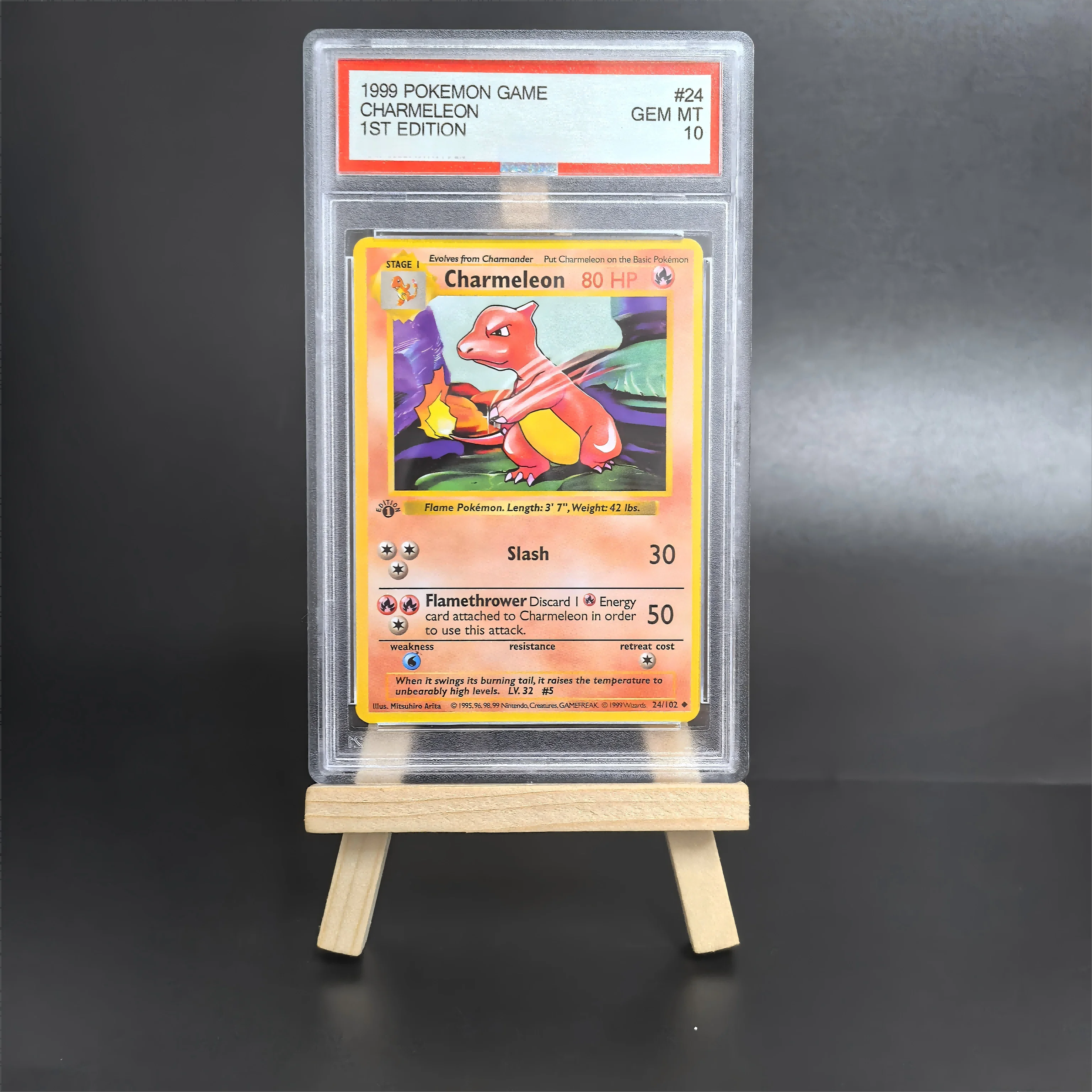 Карманная игра 1999 года IVYSAUR BULBASAUR 1ST EDITION GEM MT, копия, рейтинг 10 точек, коллекционные орнаментные карты, игры, подарочные игрушки