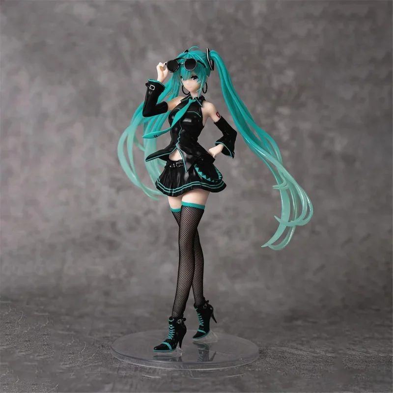 Hot  Original Hatsune Miku Figure Stylist 16th Birthday Commemoration Action Figurine Anime Collection Model Doll Xmas Gift