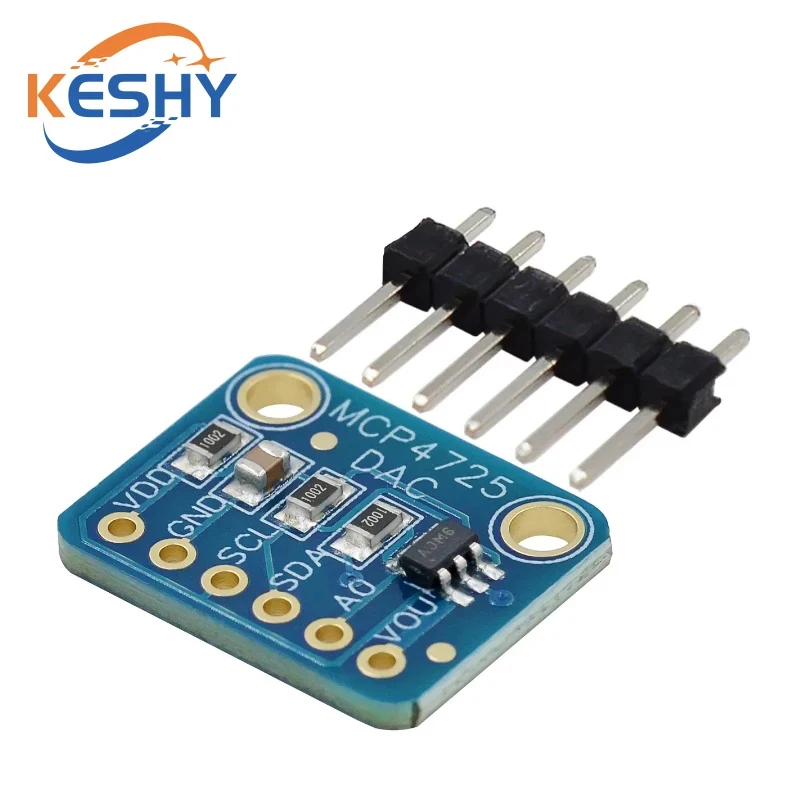 

MCP4725 Breakout Board 12-bit DAC I2C Interface
