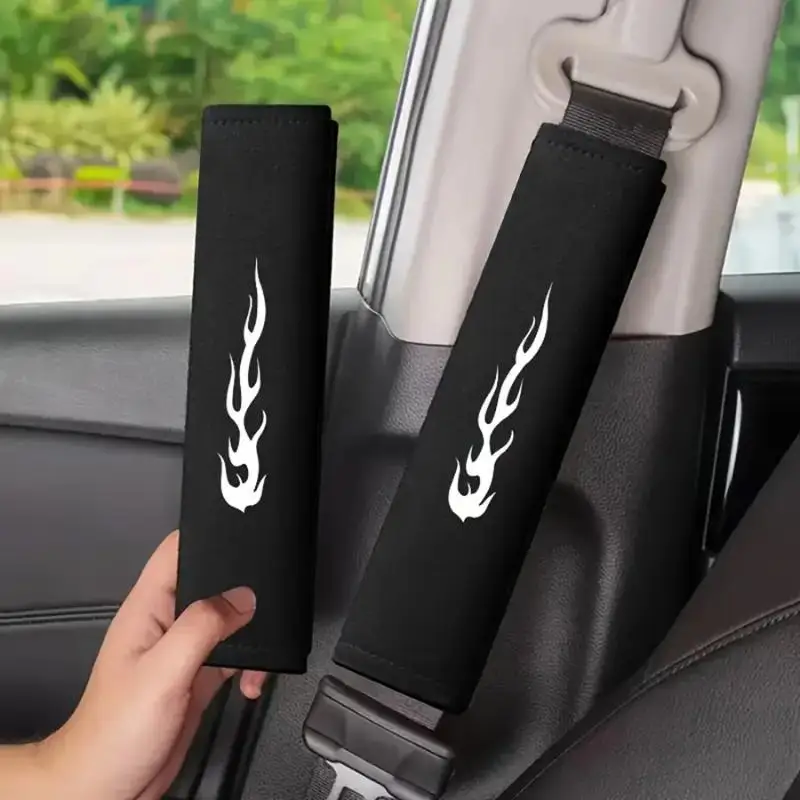 1/2 Pcs Car Seat Belt Shoulder Pads Thickened Anti-choking Protection Soft Shoulder Pads For Driver And Passenger