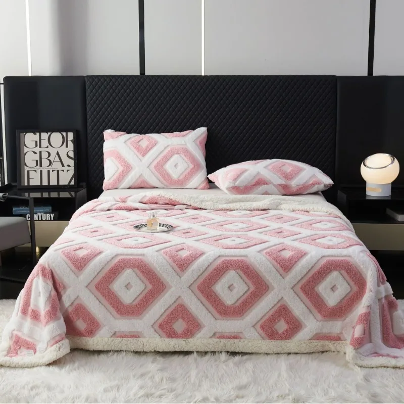 

Double Thickened Throw Blanket Pile Tapestry Winter Warm Bed Cover Sofa Blanket Multifuntional Blanket Super Soft Cozy Blankets
