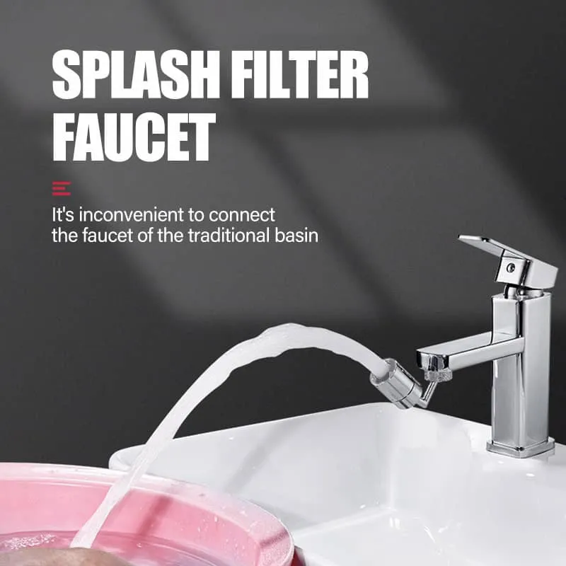 Xoay 360 Độ Vòi Bếp Máy Sục Khí Bubbler Điều Chỉnh Hai Chế Độ Phun Sương Lọc Khuếch Tán Tiết Kiệm Nước Vòi Phun Fauc Cổng Kết Nối