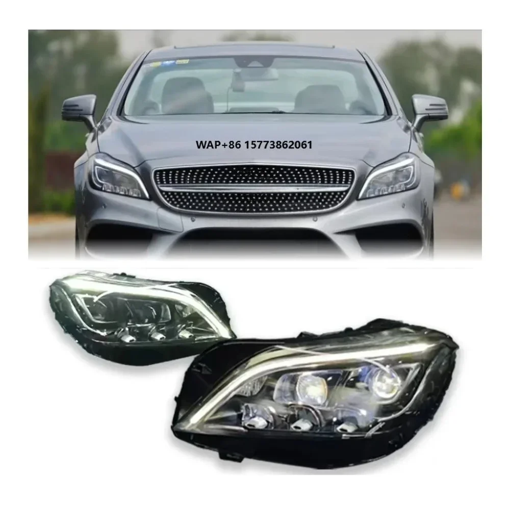 CLS-Class C218 W218 Multi-Beam 2012-2017 Upgrade LED Headlamp New Geometric Car Front Lamp Auto Lighting System for am-Bz