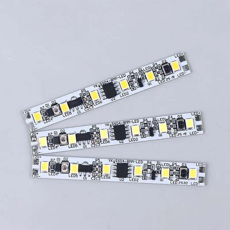 New 12V No Dark Zone Sweep Sensor Hand Sweep Switch Hand Wave Scan IR Sensor Switch ON/OFF DIY LED Closet Cabinet Light/Wardrobe