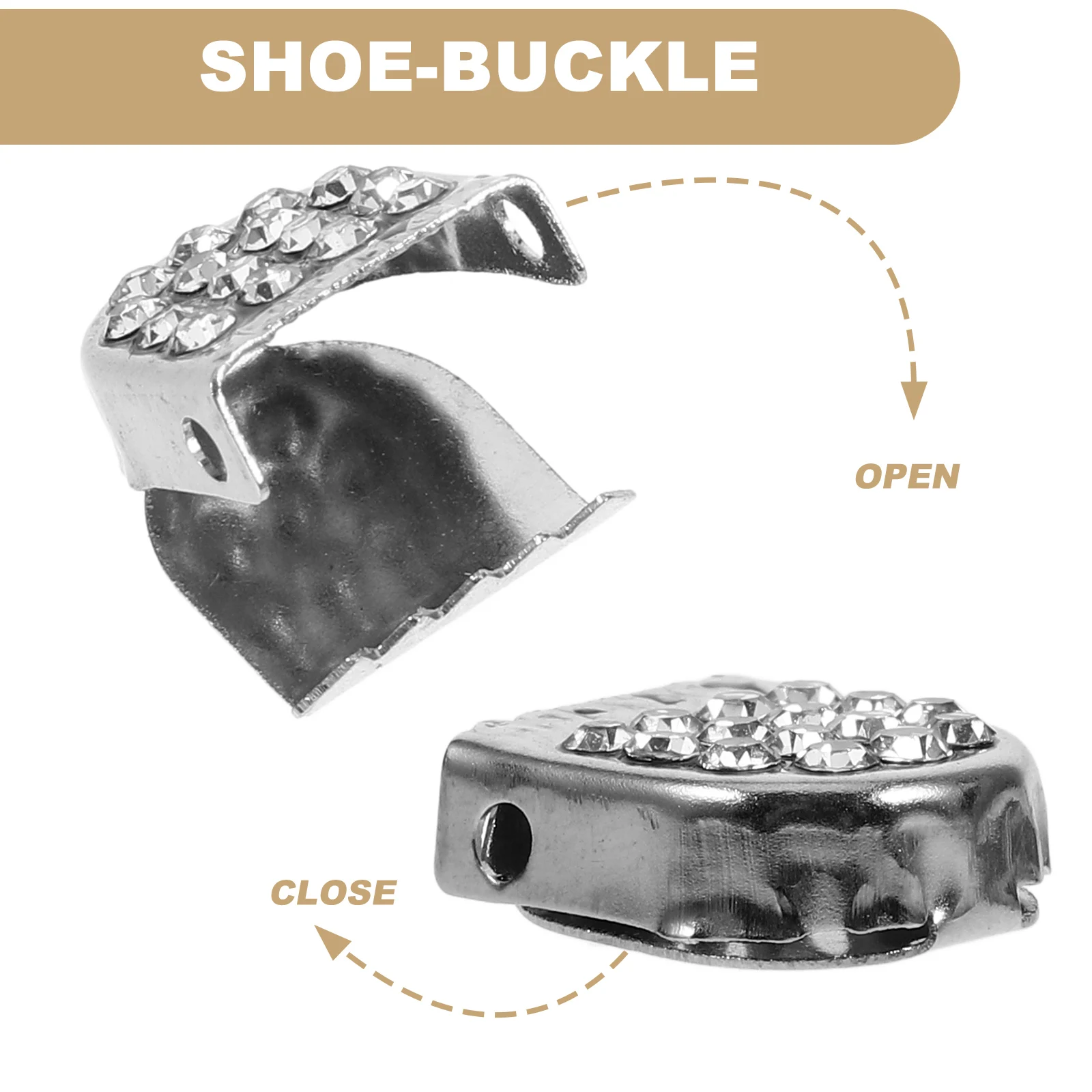 

20Pcs Rhinestone Shoelace Locks Capsule Design Convenient For Children And Adults Shoes