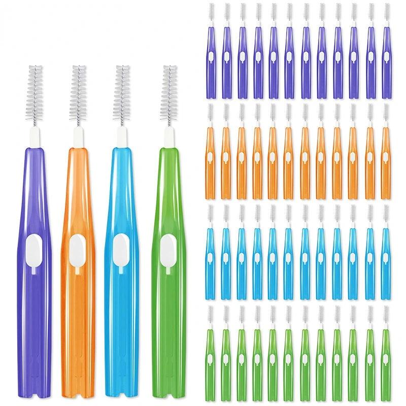 

Interdental Brushes for Teeth Orthodontics Braces Interdental Brush Dental Brush for Oral Hygiene - 10 Pcs Dientes Blancos