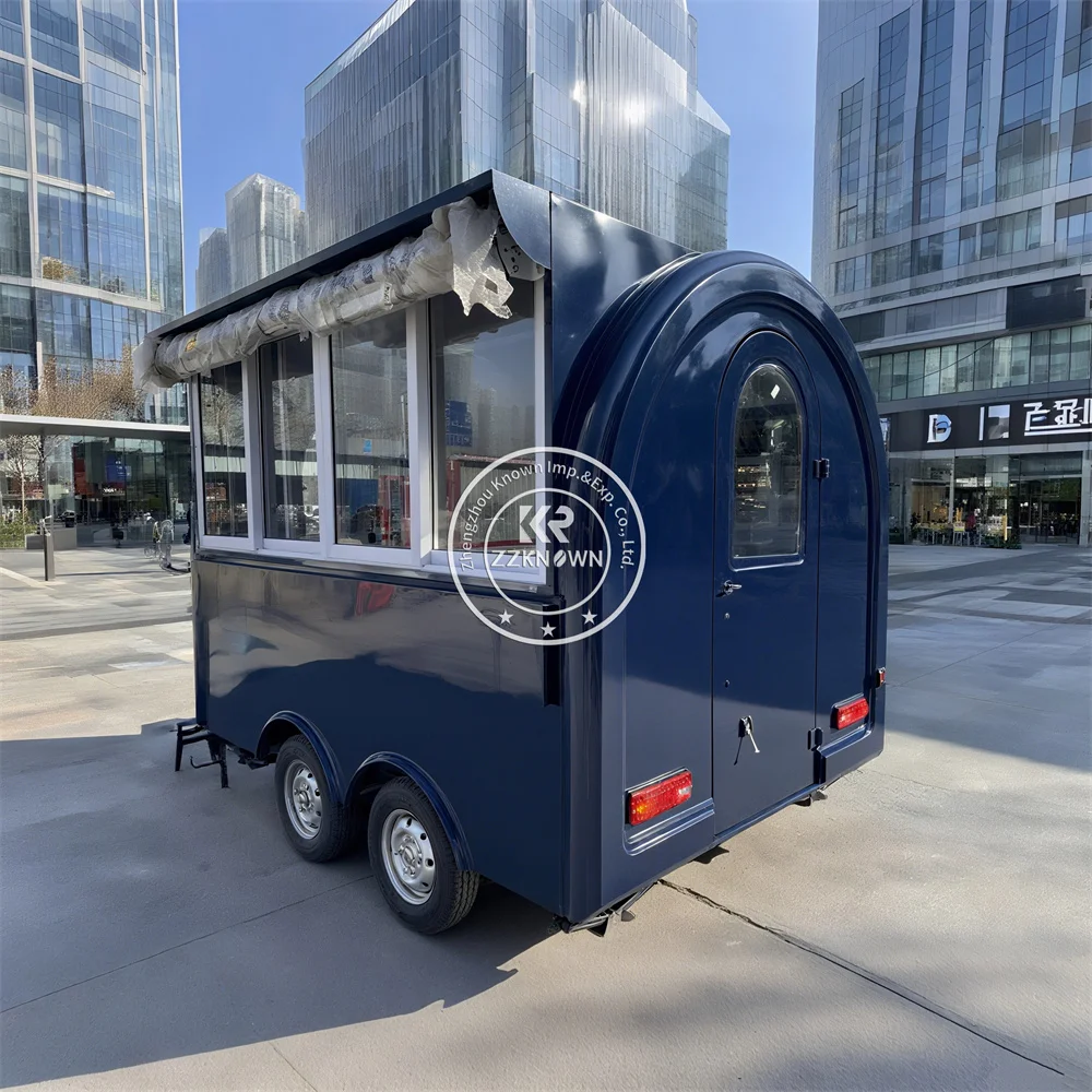 

Concession Mobile Food Trailer Fully Equipped Hot Dog Ice Cream Cart Pizza Catering Trailer Street Food Truck For Sale