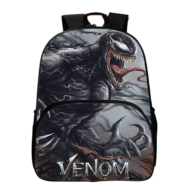 Avengers Alliance Large Capacity Backpack Marvel Venom Canvas Backpack Printed Student School Bag Hero Kids Lightweight Bags