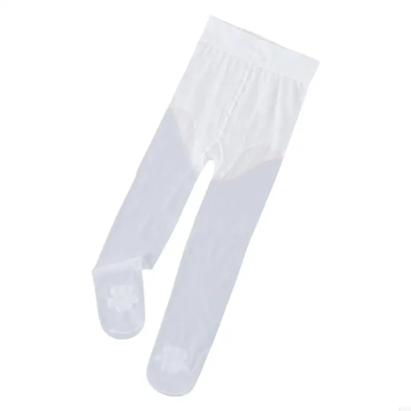R66D Summer Kids Footed Stockings Thin and Breathable Pineapple Tights Breathable