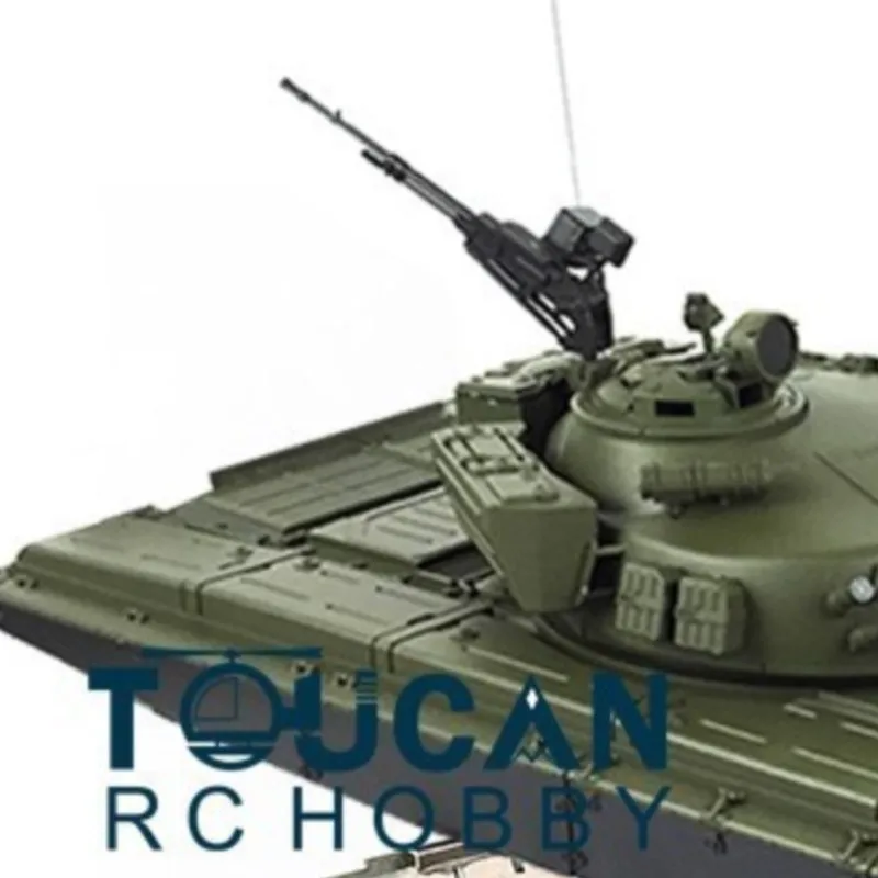 Henglong HL 1/16 T72 Tank 3939 Châssis métallique Pistes Roue 360 °   Tourelle BB Jouets cadeaux infrarouges