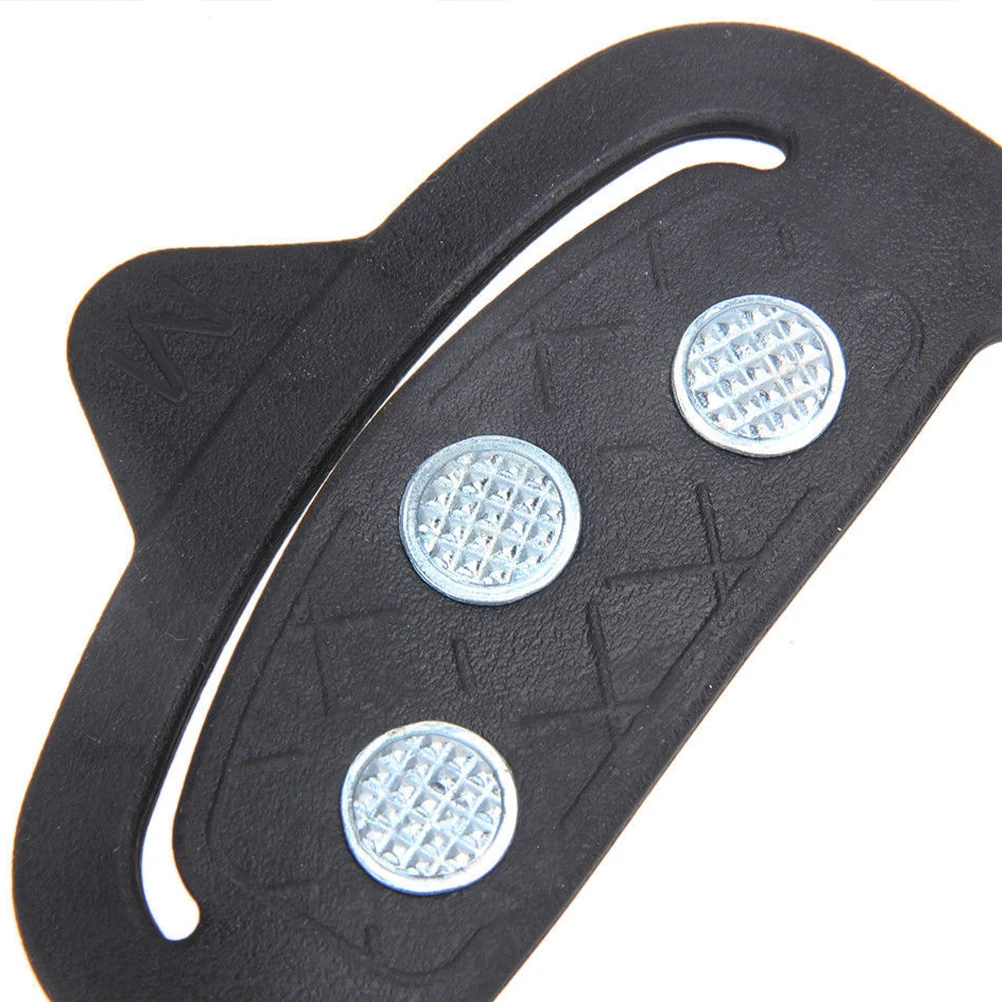 

Snow Anti-slip Shoe Cover Ice Claws Crampons Non-slip Covers Grippers for Shoes Black