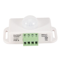 ABFT-PIR Infrared Motion Sensor Detector, DC 12V-24V Strip Light Motion Sensor Switch, For Cupboard Cabinet Stairs Kitchen