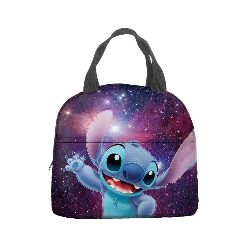 Stitch Lunch Bag Cartoon Lunch Box borsa isolata borsa da Picnic in foglio di alluminio borsa bellissimi accessori di moda