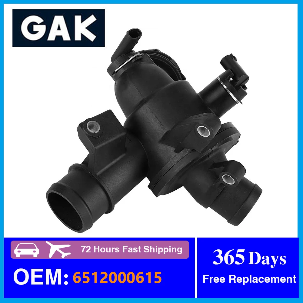 

6512000615 6512001215 6512001500 6512001715 Engine Coolant Thermostat for Mercedes Benz W204 W205 W212 W166 W221 W222 W639 W447