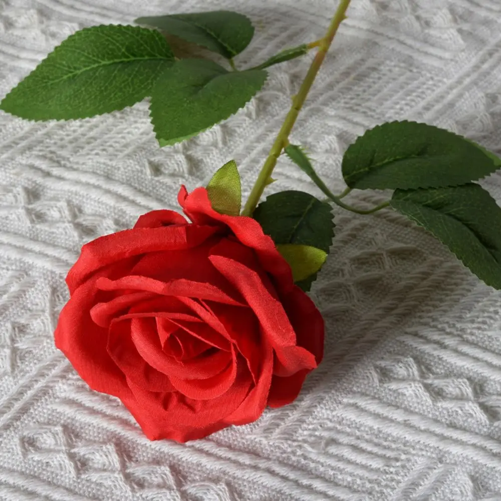5 Stück Neue 10 Farben Künstliche Rosen DIY Partydekoration Festivalzubehör Künstliche Blumen Kleine Rosen Heimdekoration – Detail 5