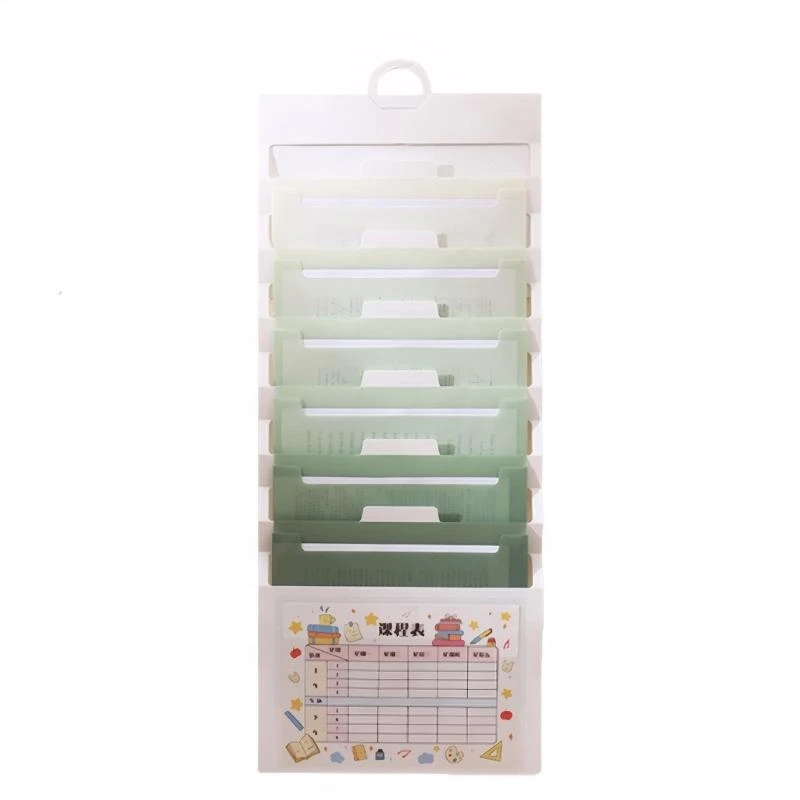 

Wall Hanging File Organizers Expandable File Folder with Handle 6 Pocket Expanding Document Bag Portable Filing Folder