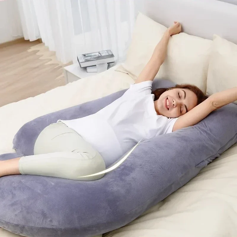 Exquisite Crystal Fleece Maternity Pillow Breathable Three-dimensional High Rebound Detachable Maternity Waist Protection Pillow