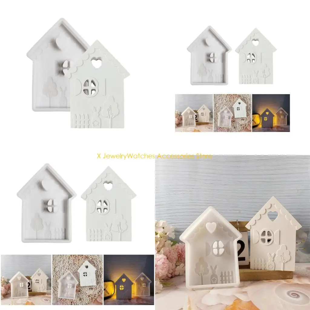 

31KD Personalize House Epoxy Stylish Keychain Molds Sturdy Silicone Letter Crafting Set for Fashion Accessories