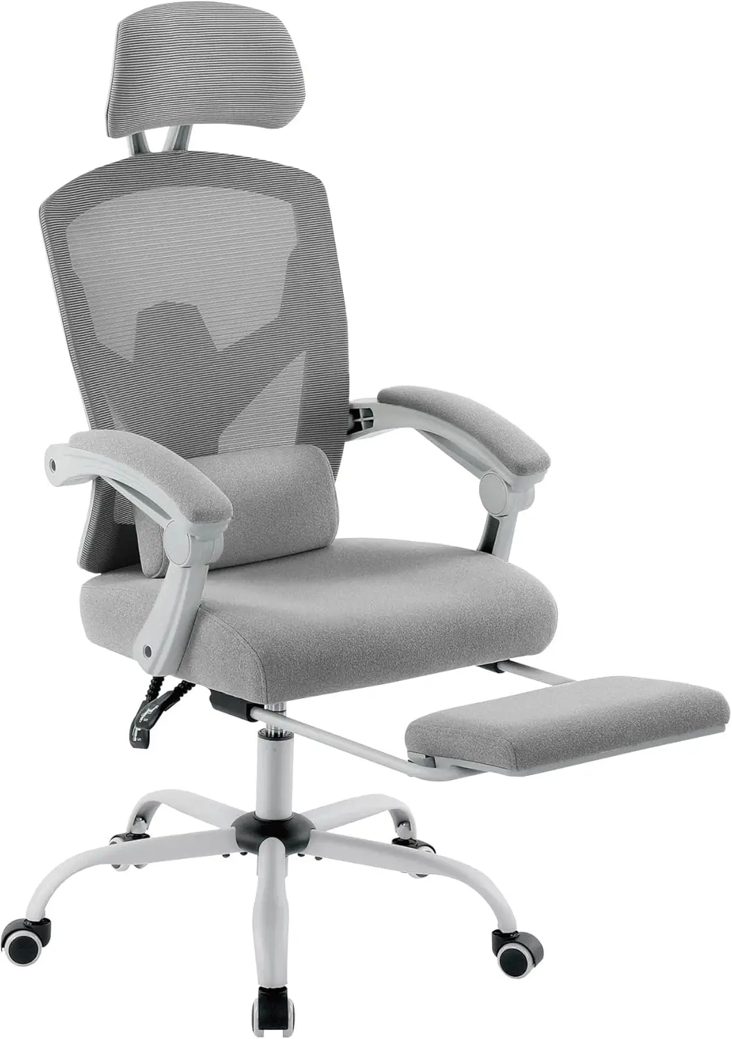 Office Computer Desk Chair, Gaming Chairs for Adults,Chairs with Wheels, Comfortable Lumbar Support, Comfy Arms