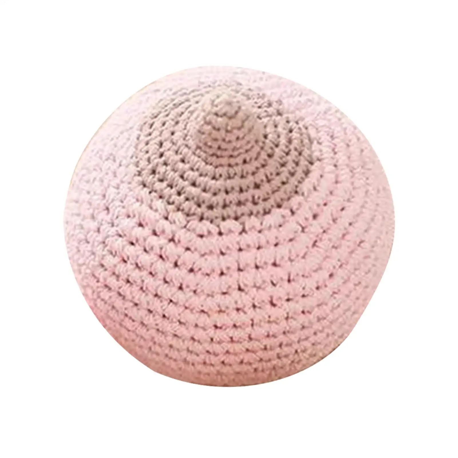 Crochet Breast Model Birth Health Fake Breasts Simulation Knitted Model Realistic for Classroom Teaching Kids Nursing Training