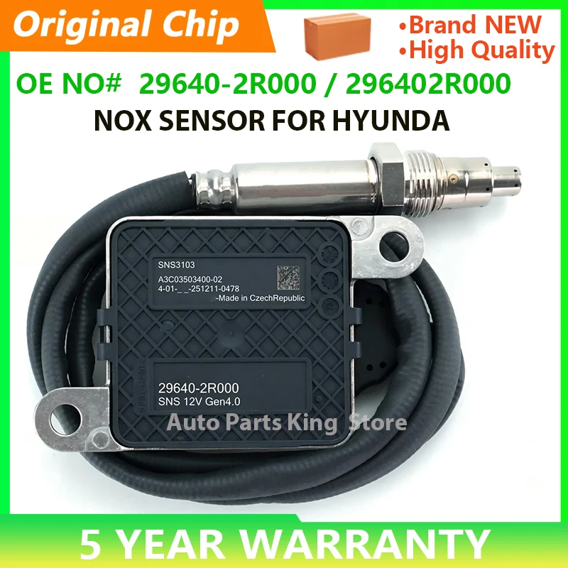 

29640-2R000 296402R000 Original New Nitrogen Oxygen Sensor 12V For Hyundai Genesis GV70 2021- Kia Tucson