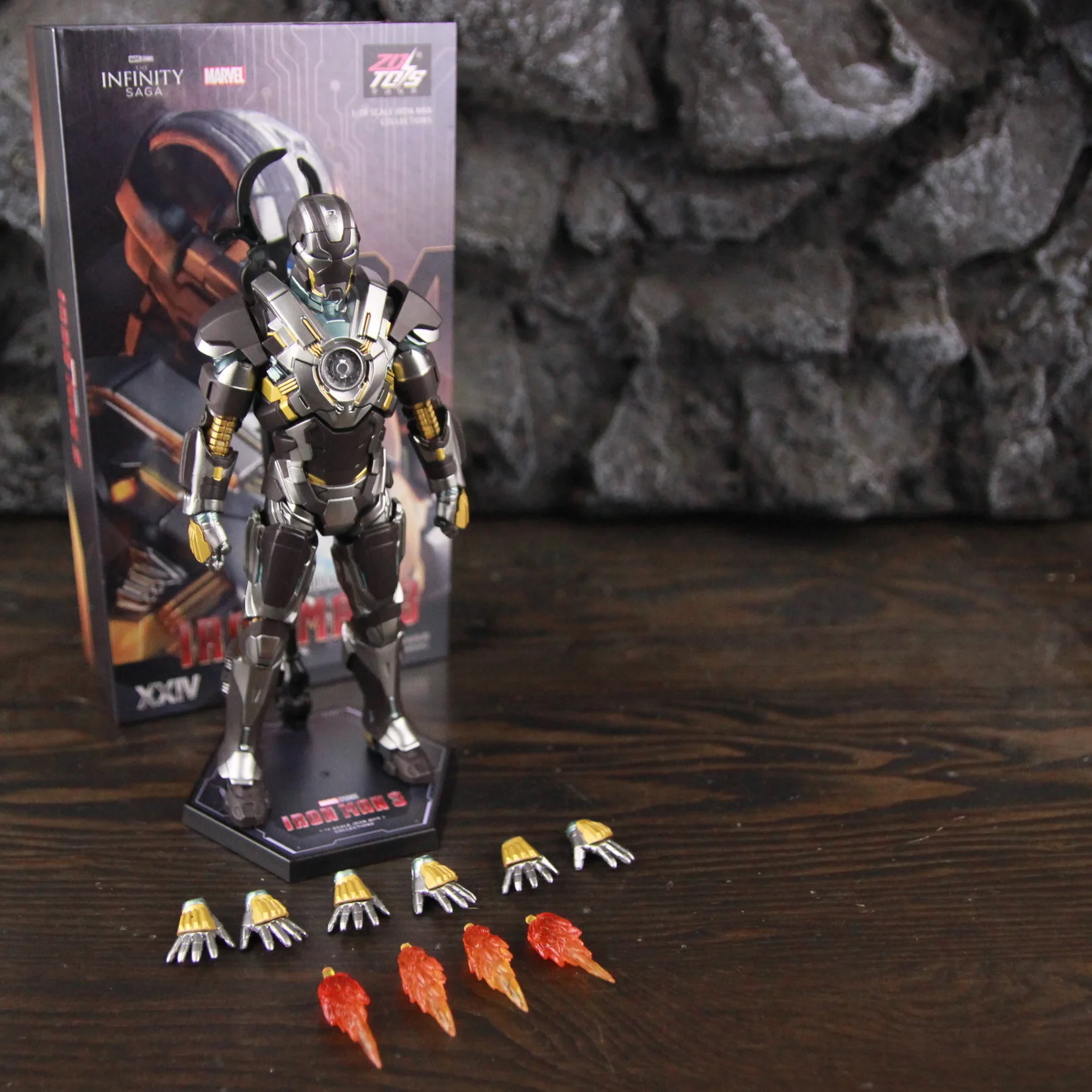 ZD Toys アイアンマン 3 MK35 レッドスナッパー MK41 ボーンズ MK24