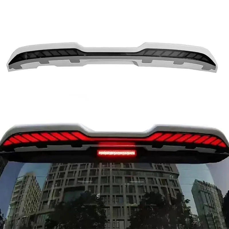 

Roof Rear Spoiler Tail Wing Trunk Lip with LED Light Fits for Land Cruiser LC300 2022 2023 2024 2025customcustom