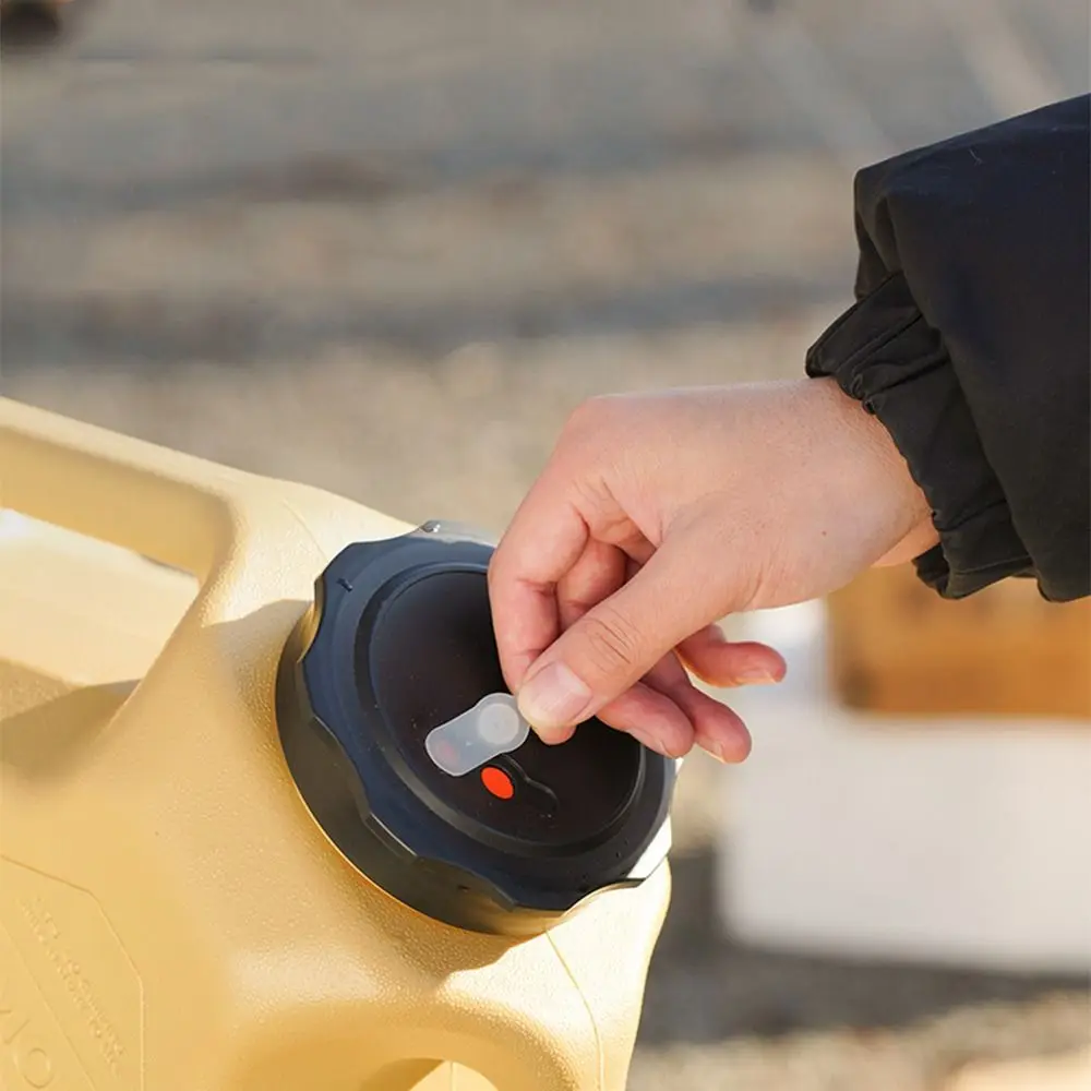 

Portable Water Storage Container Double Grip Large Opening Outdoor Drinking Bucket Wear-resistant 12L Camping Water Tank