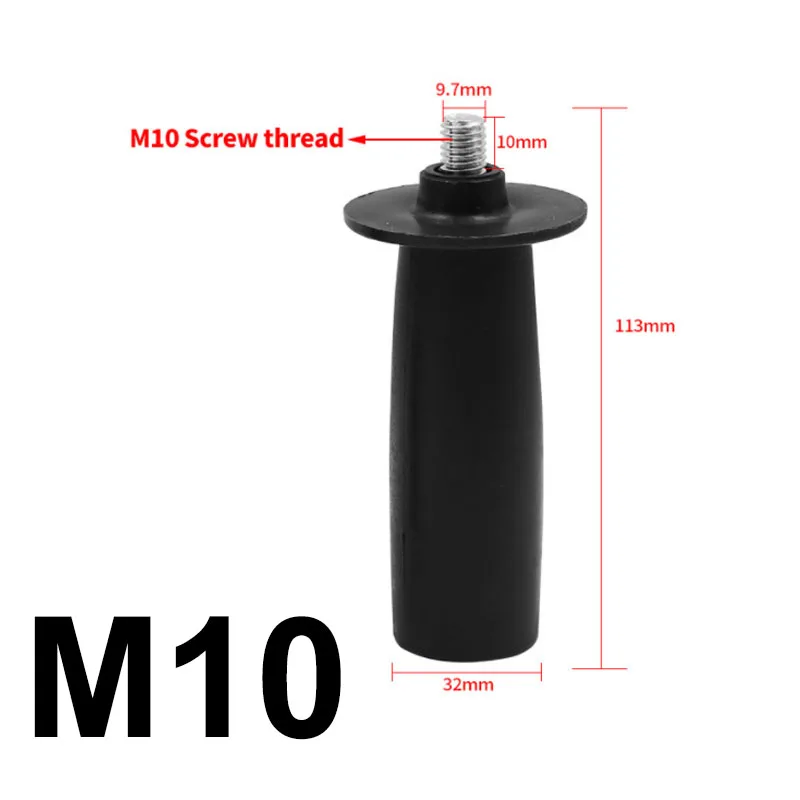 Moedor De ângulo Alças Laterais Auxiliares, máquinas-ferramentas de moagem, M8, Rosca M10