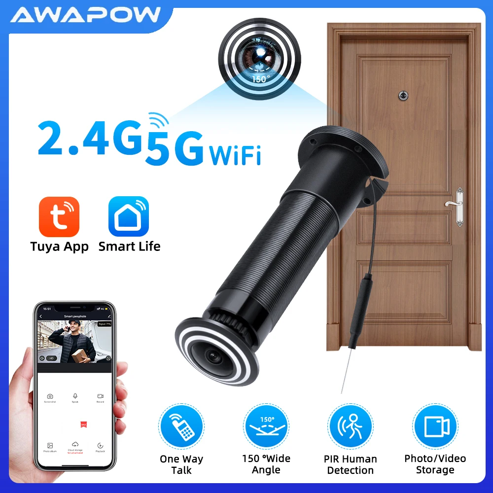 camara-de-mirilla-para-puerta-awapow-tuya-mini-visor-wifi-24g-5g-170-°-intercomunicador-inalambrico-con-deteccion-de-movimiento-pir-de-gran-angular-para-seguridad-del-hogar