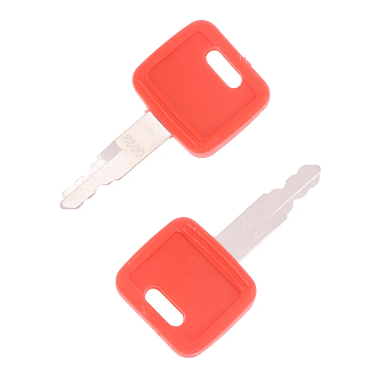 2Pcs H800 H800R Key Suitable For John Deere Case Hitachi Holland AT194969 AT147803 Excavator Keys