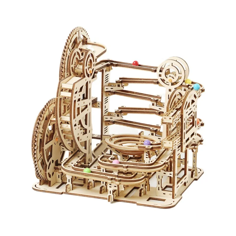 3D Three-dimensional Puzzle Wooden Toys Educational Puzzle Toys DIY Creative Marble Maze Stress Relief